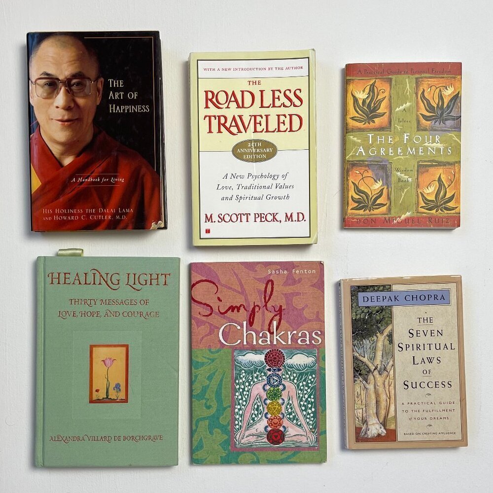 Bundle 6x Set Spiritual And Self-Help Book Personal Development